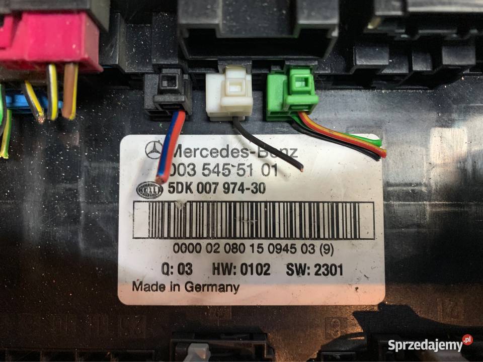 Moduł sterownik sam mercedes c w203 osobowe zachodniopomorskie Szczecin