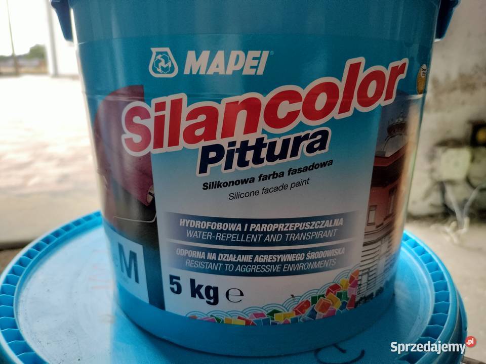 Farba fasadowa Mapei Silancolor Pittura 5 kolor Świnice Warckie