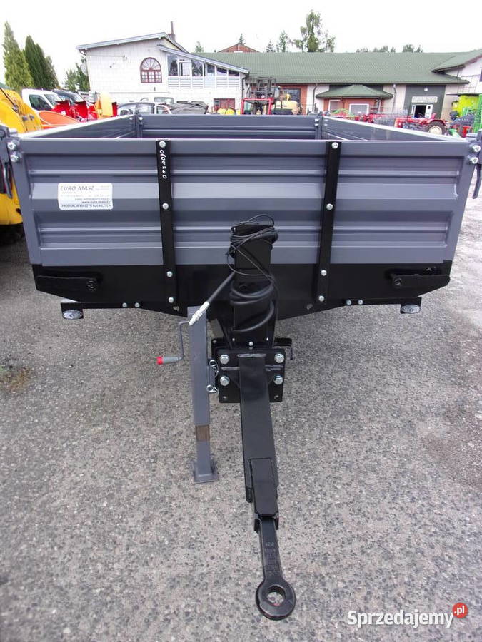 NOWA przyczepa rolnicza EUROMASZ 3t trzystronny Przyczepy rolnicze