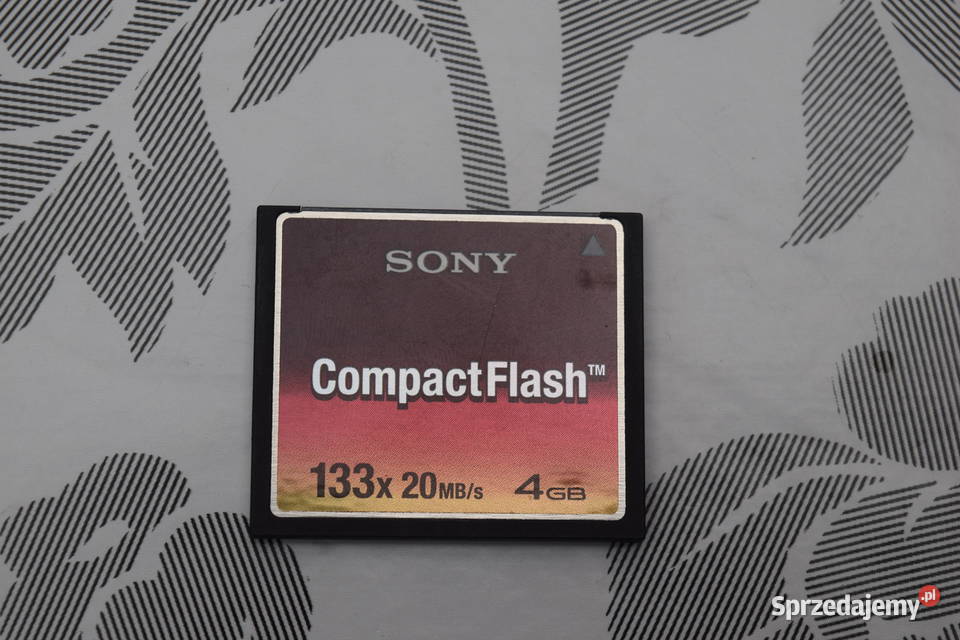 Karta Pamięci SONY COMPACT FLASH 4GB 20MB S Olsztyn