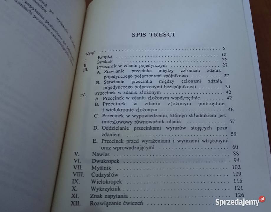 Poradnik interpunkcyjny Bożena Budzińska szkoła ponadgimnazjalna Gdańsk sprzedam