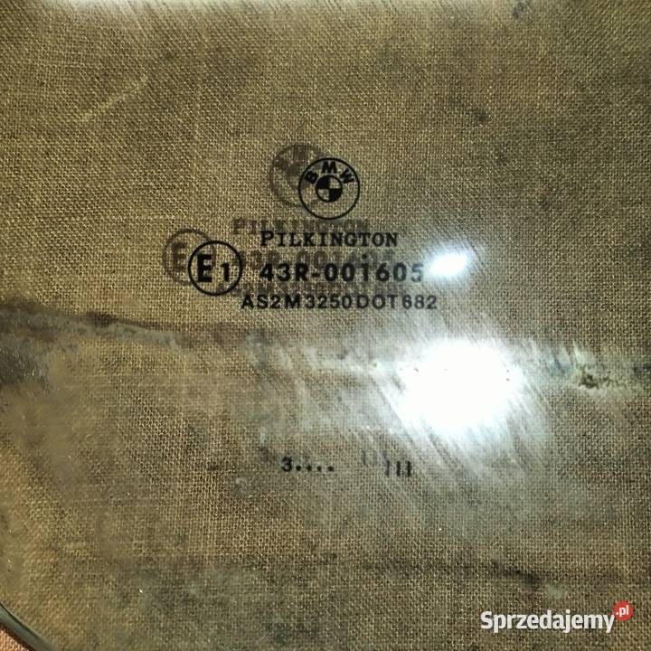 Szyba drzwi pasażera z przodu BMW E65 E66 Poręba