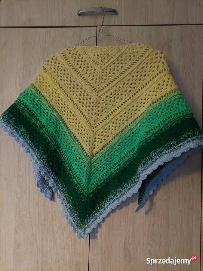 Chusta wykonana na szydełku RĘKODZIEŁO Bydgoszcz