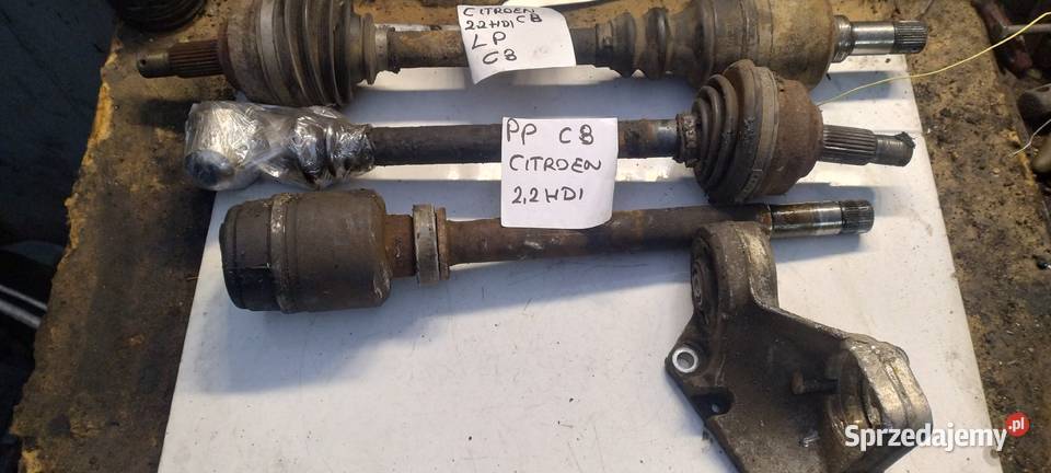 CITROEN C8 22hdi półoś prawa lewa podpora