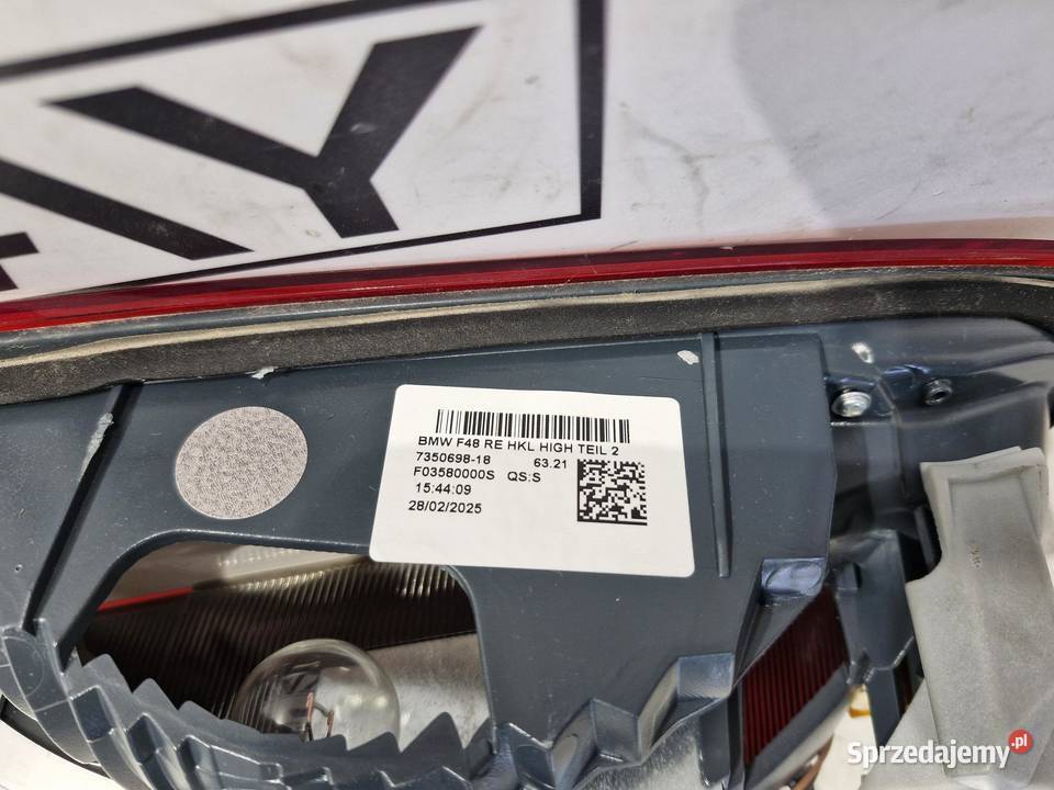 7488545 7350697 BMW X1 F48 LAMPA LAMPY TYLNE osobowe