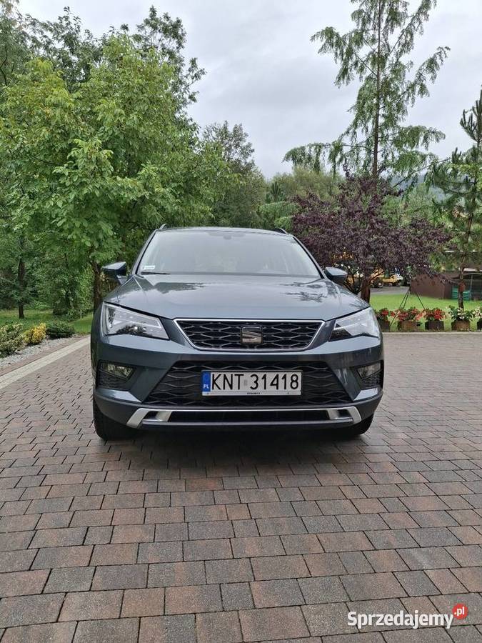 Seat ateca 16 Salon Polska Bezwypadkowy SUV Seat Myślenice