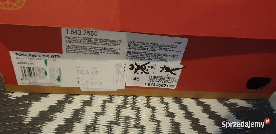 Buty Męskie Puma model RebL mid wtr Nowe Rydułtowy sprzedam
