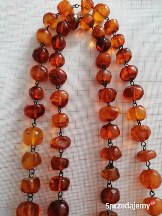 Naszyjnik Bursztyn Antyk Rękodzieło Białystok