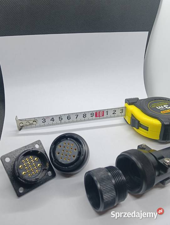 Złącze 19 pin komplet gniazdo wtyczka wojskowe sprzedam