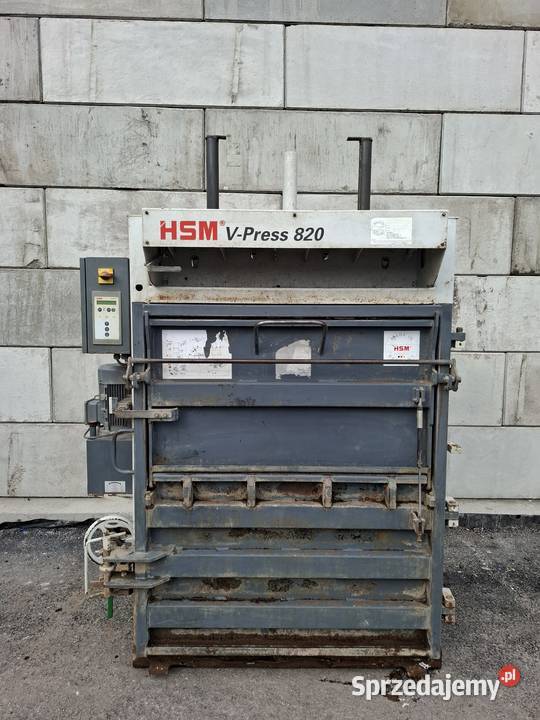 Belownica prasa do foli kartonów makulatury Drzewica