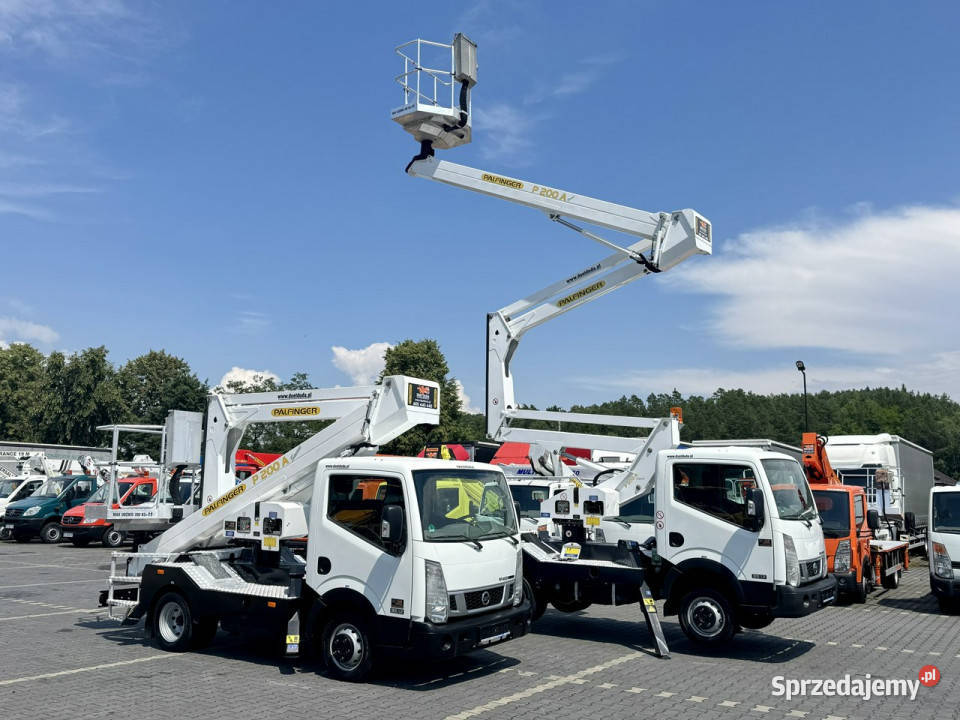 Nissan Cabstar Podnośnik Koszowy 20m Palfinger elektryczne szyby Widełki