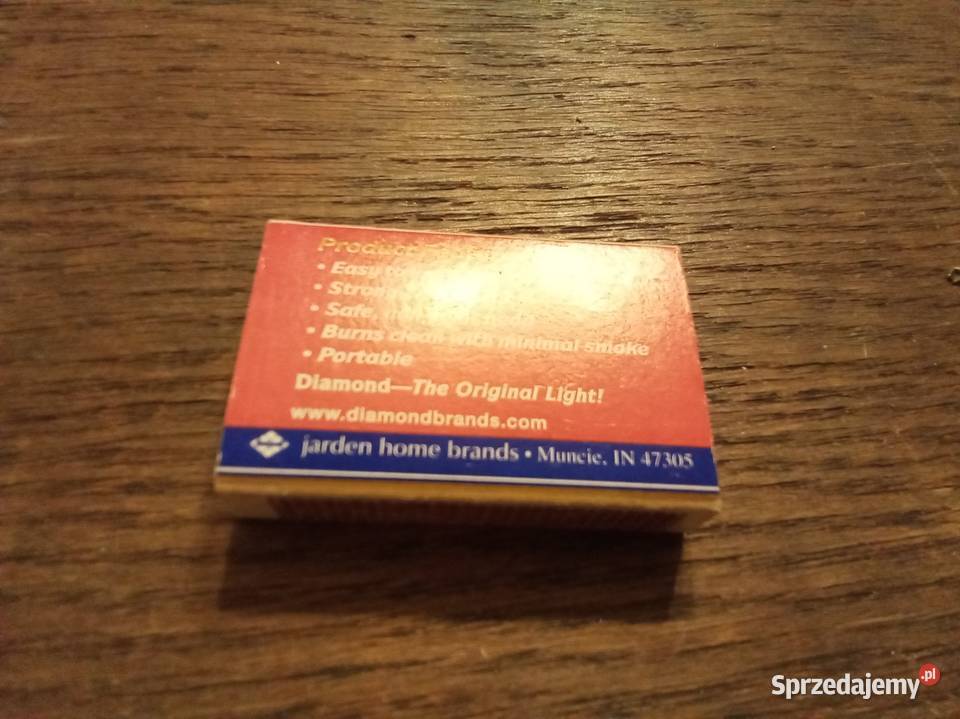 Pudełko zapałek USA lata 80te Warszawa