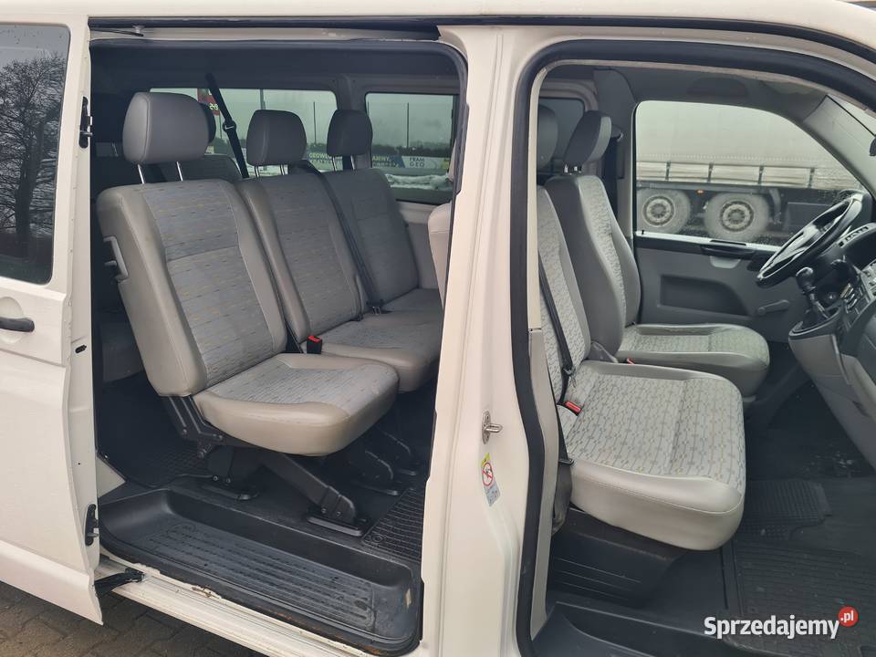 Transporter T5 LIFT LONGDŁUGI 9 Osobowy Sprawna biały