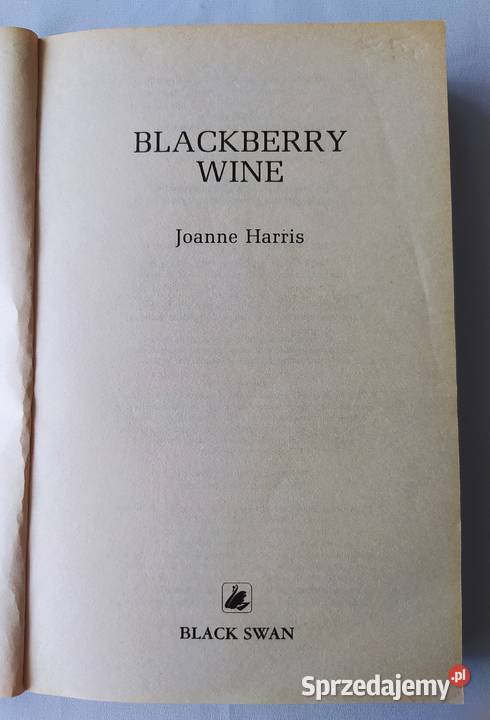 Blackberry wine Joanne Harris Hajnówka