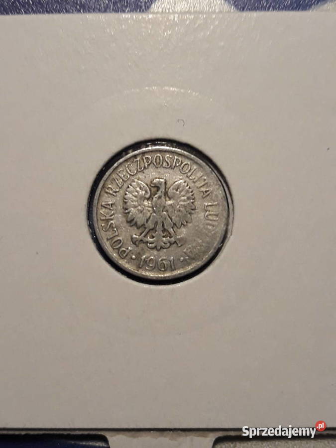 5 groszy 1961 r rzadkie wielkopolskie Konin