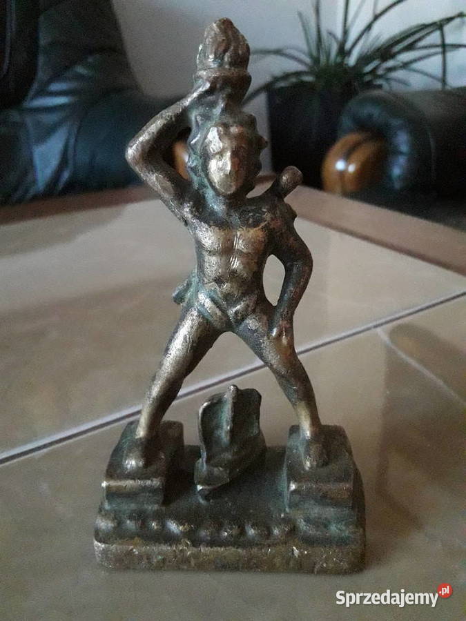 Kolos z Rodos brąz mosiądz lubelskie Janów Lubelski