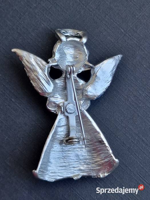 VINTAGE BROSZKA ANIOŁ BOŻEGO NARODZENIA LATA Częstochowa sprzedam