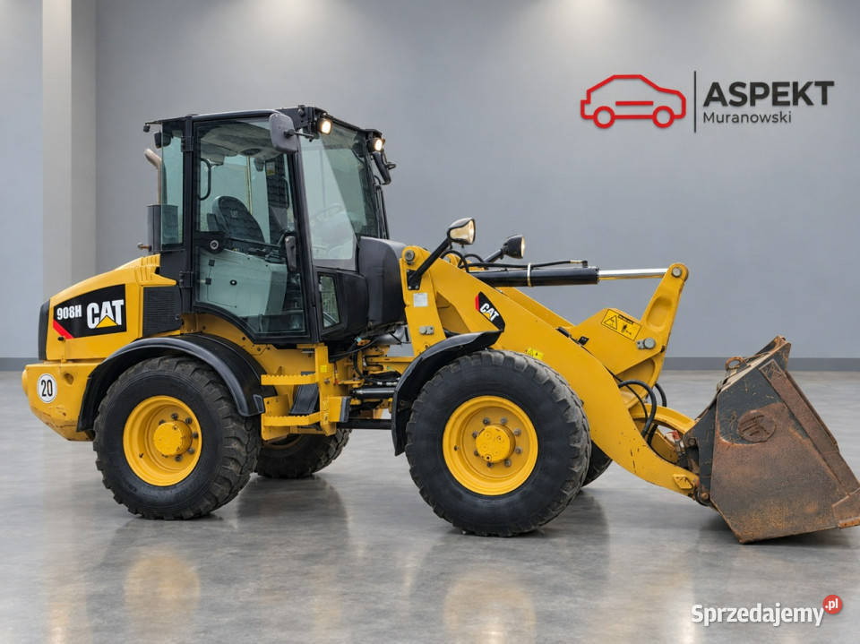 kompaktowa Cat 908H2 Caterpillar 908H Ładowarka Koła Skępe