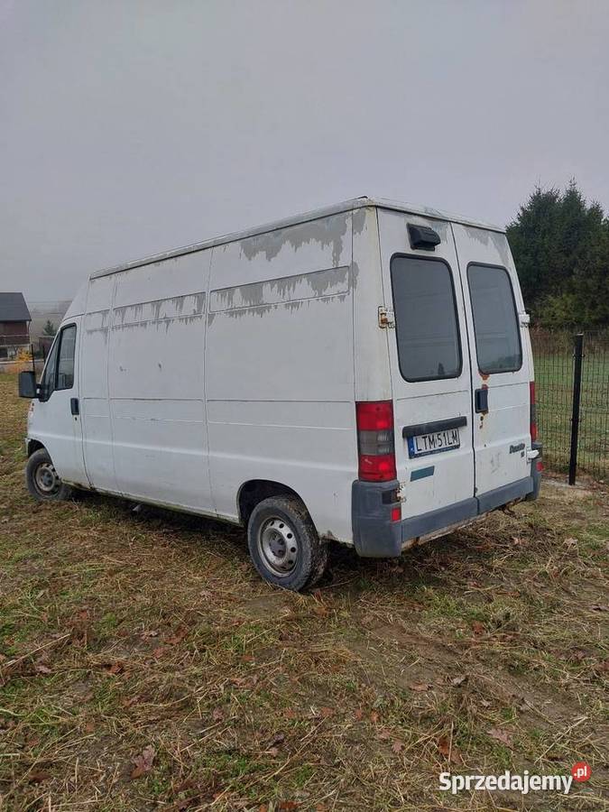 Fiat Ducatk 28D 1998r pali jeździ długi blaszak Napęd przednia oś Fiat Tomaszów Lubelski