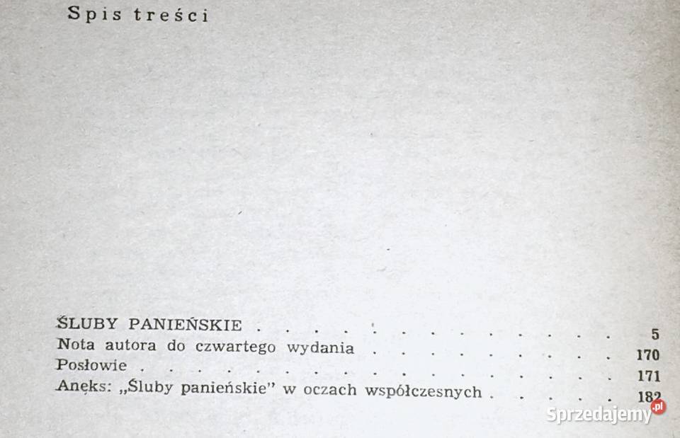 Śluby panieńskie Aleksander Fredro miękka Chełm