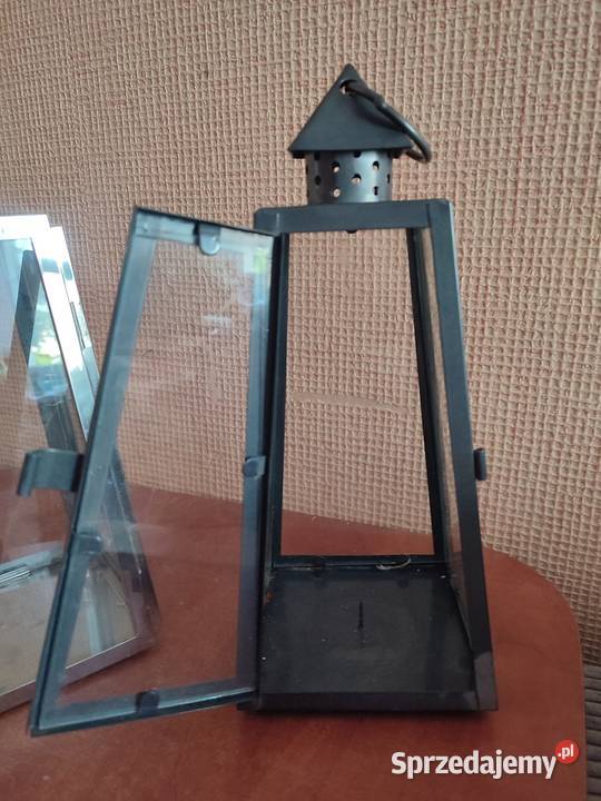 Dwie latarenki metalowe Koszalin