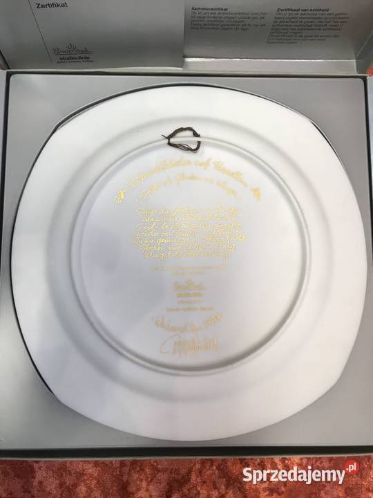 Talerz Rosenthal Bjrn Wiinblad Kolędy na