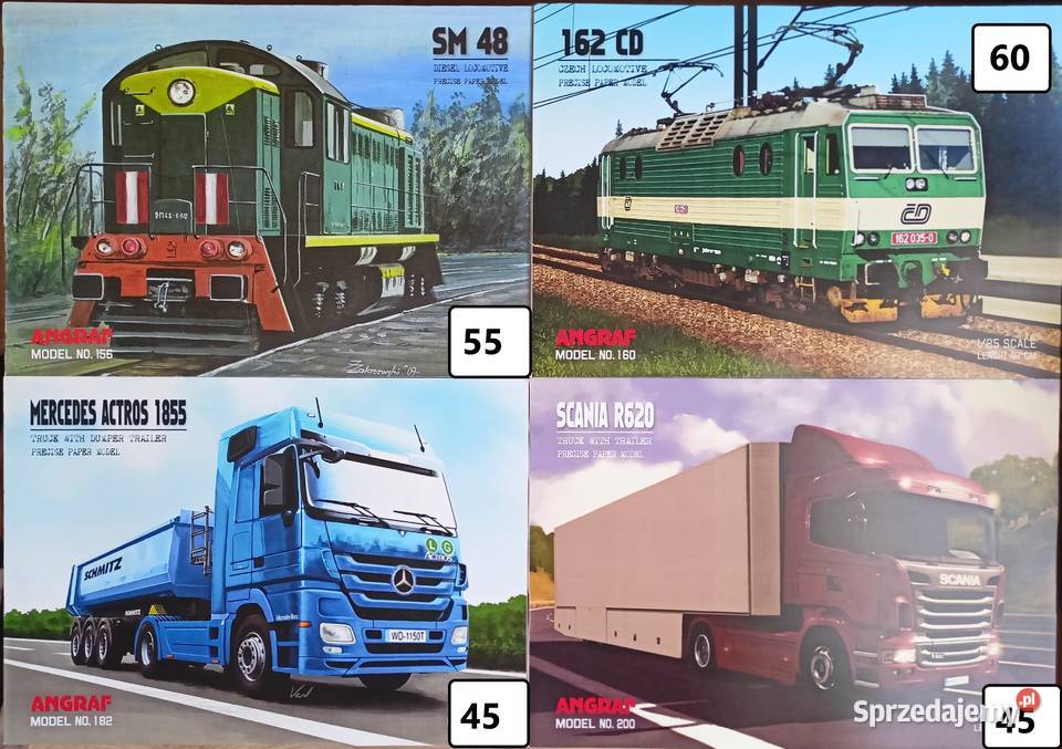 Modele Kartonowe Modelarstwo Wejherowo sprzedam