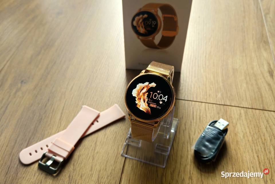 Stylowy Smartwatch Funkcjonalny Damski Zegarek Bydgoszcz