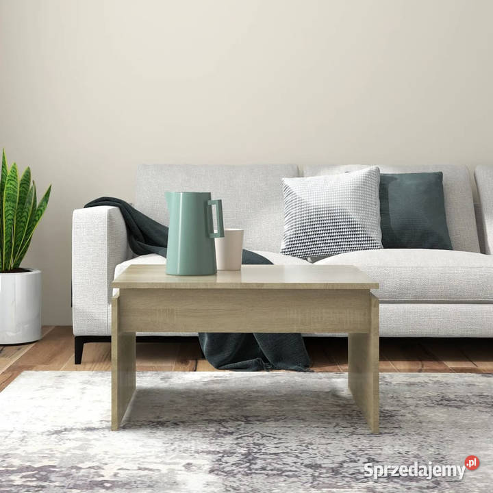 Stolik kawowy dąb sonoma 68x50x38 materiał mazowieckie Warszawa