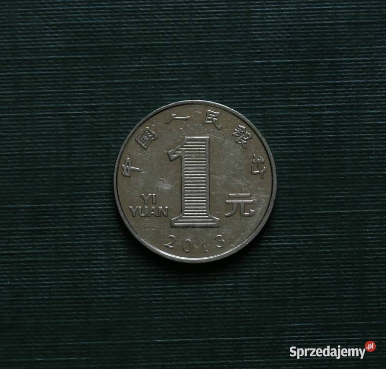 CHINY 1 yuan 2013r Gliwice