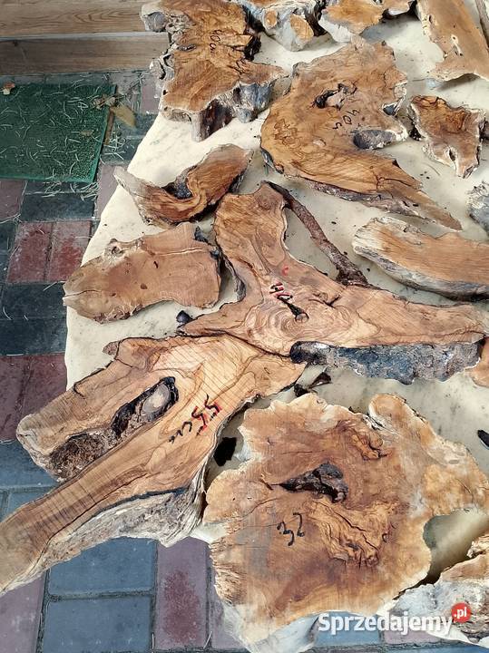 Drewno oliwne deski małe kawałki