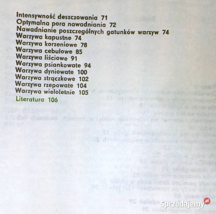 Nawadnianie warzyw Stanisław Kaniszewski miękka lubelskie Chełm