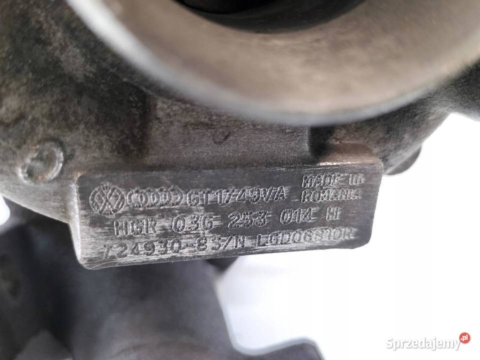 TURBOSPRĘŻARKA GT1749VA 03G253014H 20 TDI