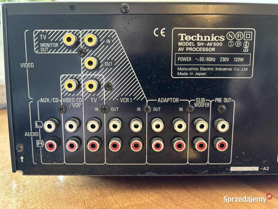 Amplituner Technics SHAV500 30 czarny szary Amplitunery