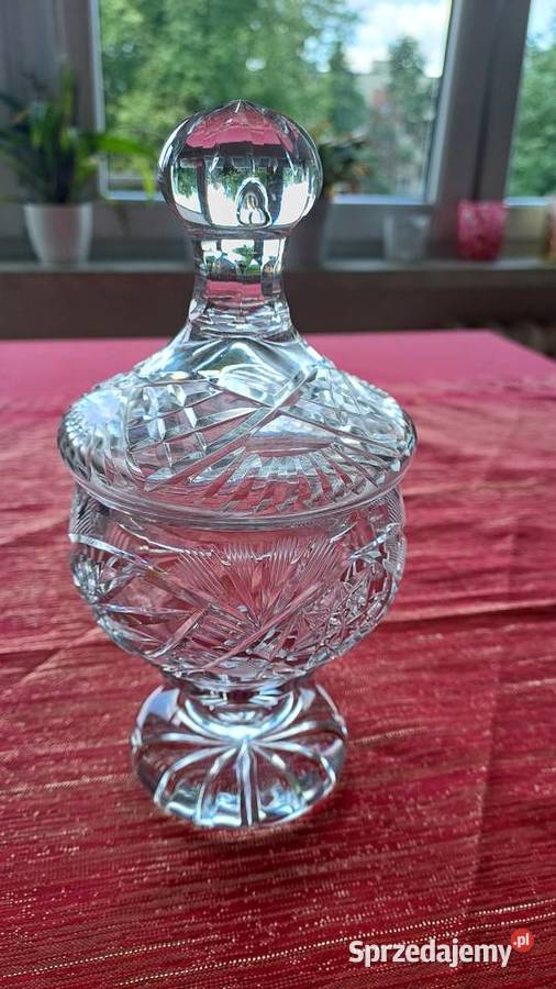 Kryształowa bombonierka cukiernica małopolskie Kraków sprzedam