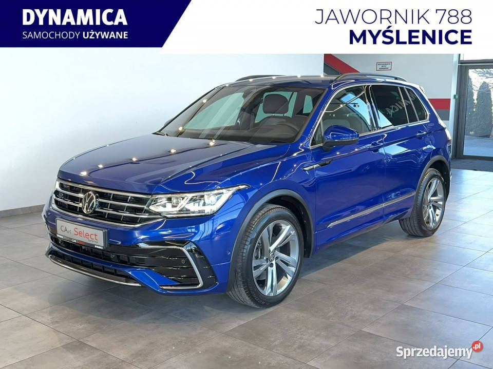 Volkswagen Tiguan VAT 23 RLine 20TSI 245 DSG światła LED Myślenice