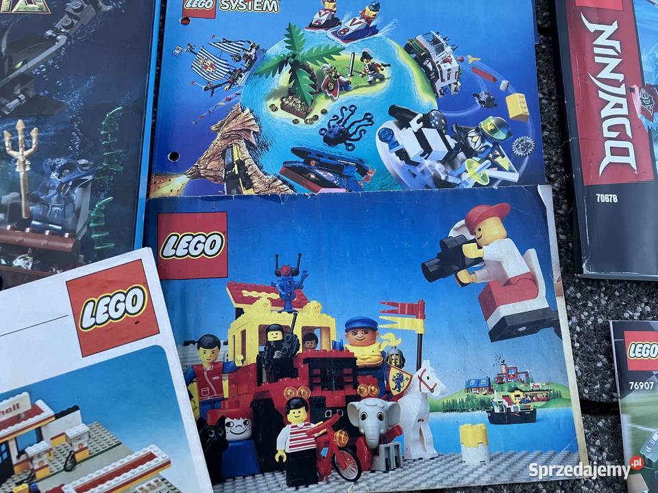 CAŁOŚĆ stare katalogi LEGO System Legoland