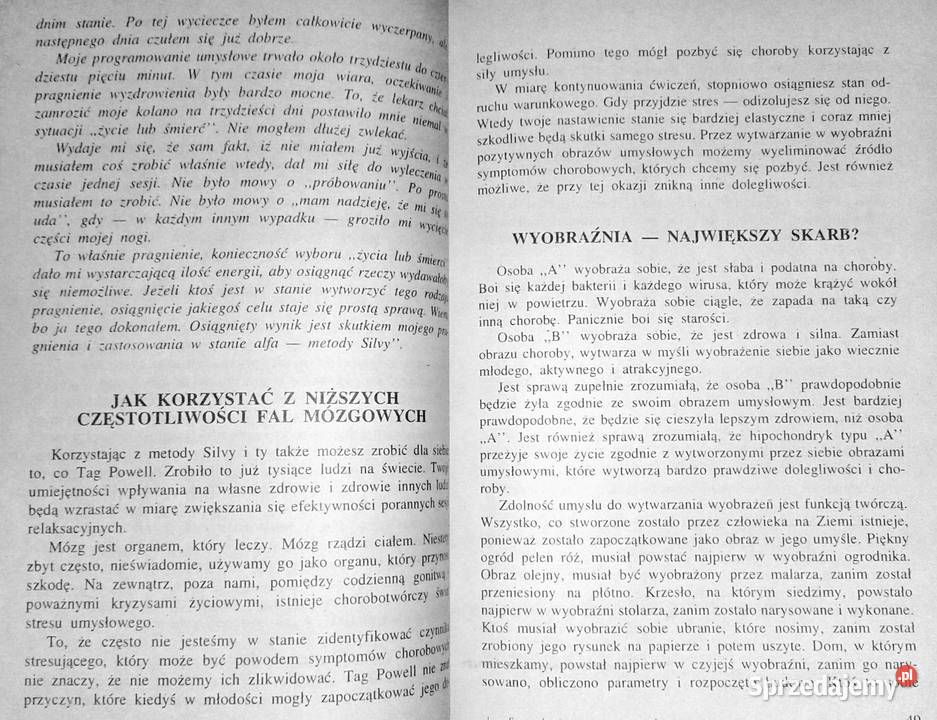 Samouzdrawianie metodą Silvy Jose Silva Robert Pozostałe Chełm