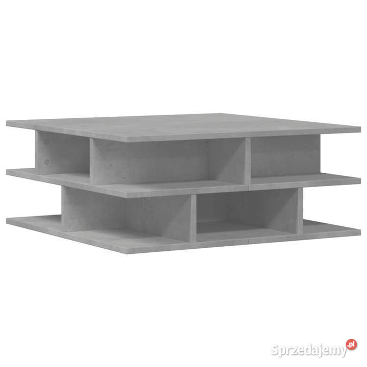 Stolik kawowy szarość betonu 70x70x29 WM840747 Warszawa