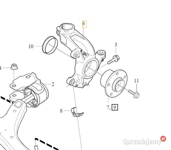 VOLVO V60CC S60CC XC60 XC70 zwrotnica Bielany Wrocławskie