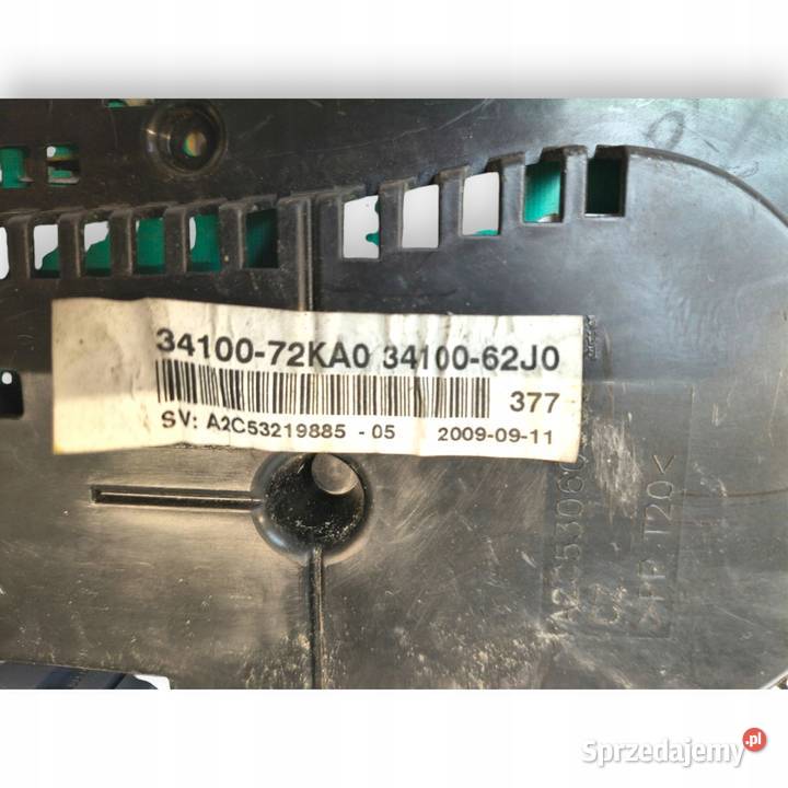 LICZNIK ZEGARY 3410072KA0 Suzuki Swift MK6 13 15 Wyposażenie wnętrza Chełm