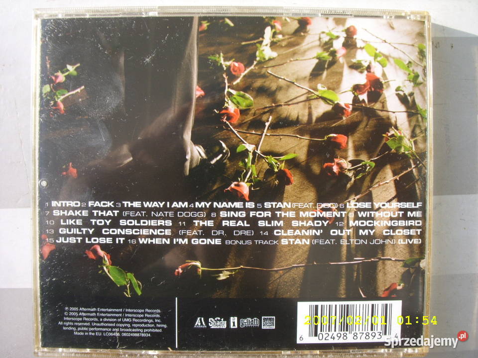 Rap CD EMINEM2 plyty CD Wołów sprzedam