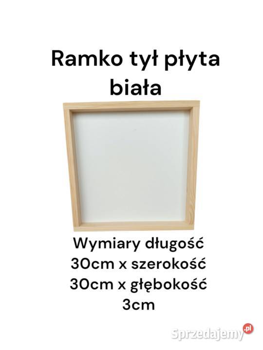 Drewniane ramko do makramy dekoracja 30x20x3 sprzedam