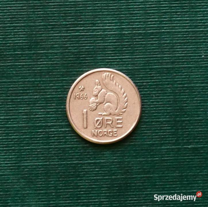 Norwegia 1 ore 1966r Gliwice