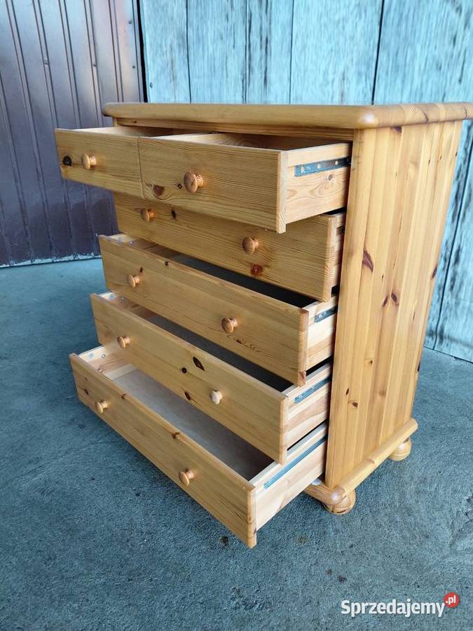 komoda sosnowa z szufladami 451 Byczyna