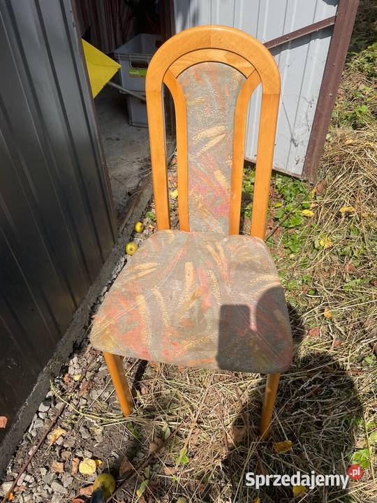 Krzesła drewniane 6 Wilkowice sprzedam
