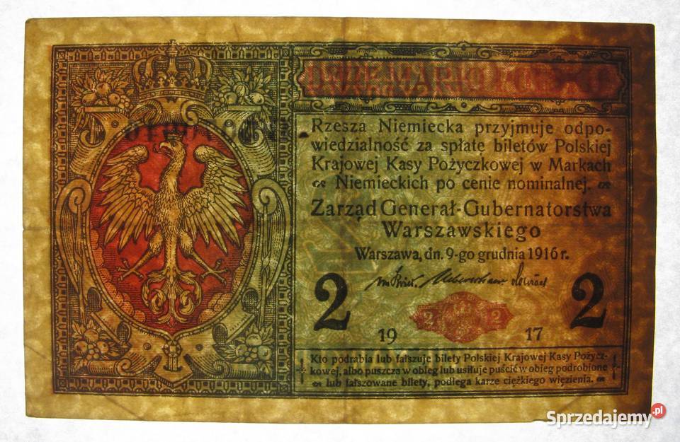 12 2 Marki Polskie 1916 zestaw 2 Dąbrowa Górnicza sprzedam
