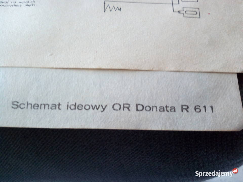 Instrukcja serwisowa Unitra Eltra Donata R611 Elektronika Kąty Wrocławskie