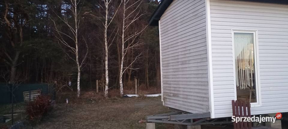Dzialka rekreacyjna ROD z Tiny House kanalizacja Wejherowo