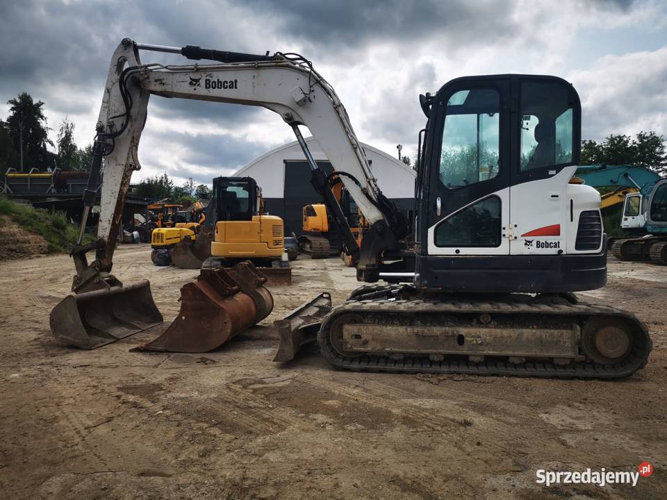 Bobcat E 80 Pług 3 Łyżki Klima Stan Rok produkcji 2012 śląskie Cieszyn